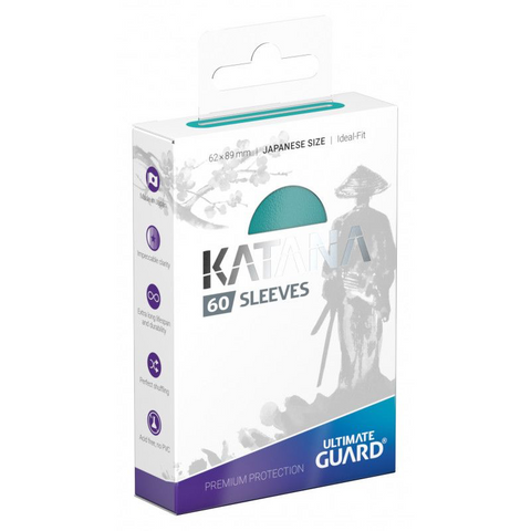 Ultimate Guard Katana Sleeves Japanese Matte - Turquoise