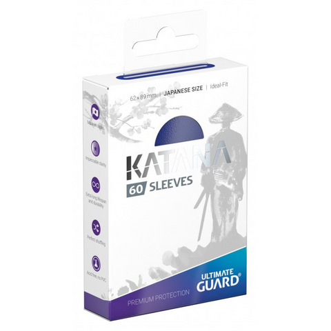 Ultimate Guard Katana Sleeves Japanese Matte - Blue