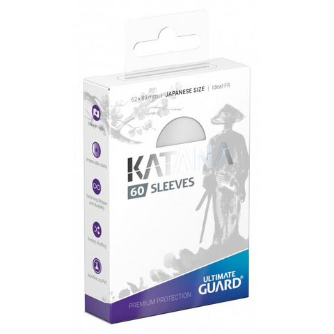 Ultimate Guard Katana Sleeves Japanese Matte - White